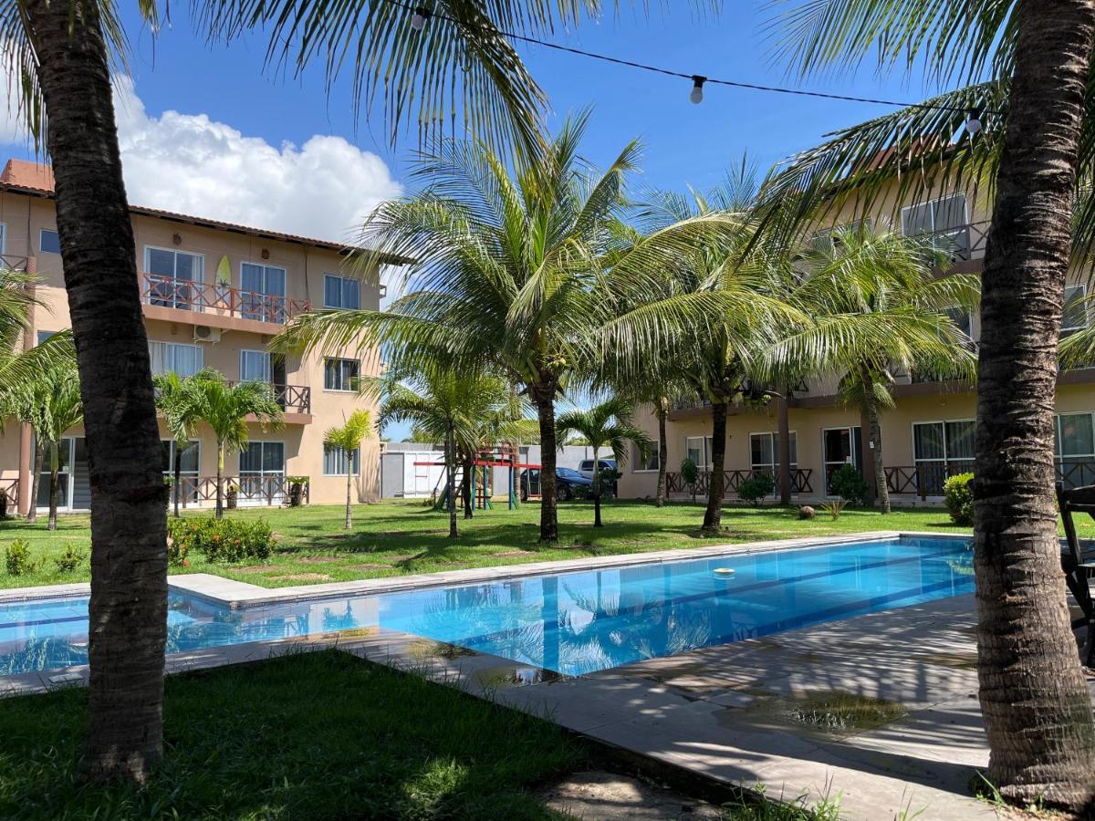 Flat Praia da Taíba - com vista Mar Exterior foto